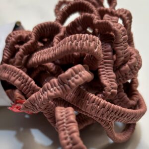 Elástico chhato corrugado, cor rosa 10 mm - Preço por Metro