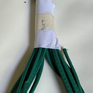 Cordão redobrado em tecido verde-escuro - Preço do Lote (5 Metros)