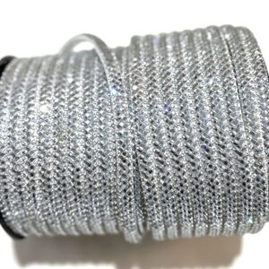 Meia cana strass escama 10mm - Preço por metro