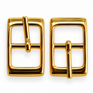 Fivela em metal, cor dourado, 12mm - ref. 60970/12 - Preço por Peça