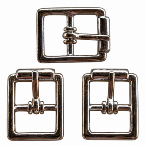 Fivela em metal, grafite, 12mm - Ref. 61264/12