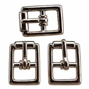 Fivela em metal, cor grafite, 10mm - ref. 61265/10 - Preço por peça.