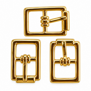 Fivela em metal cor ouro, 8mm - Ref. 61266/08 - Preço por peça